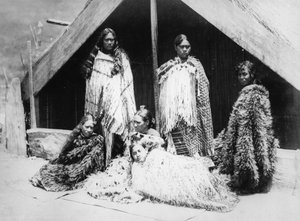 Grupa maoryskich kobiet, ok. 1880 r.